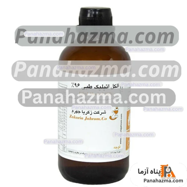 الکل ۹۶ درصد زکریا غیر خوراکی مدل یک لیتری