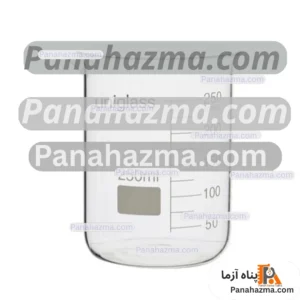 بشر 250cc یونی گلس مدل شیشه ای