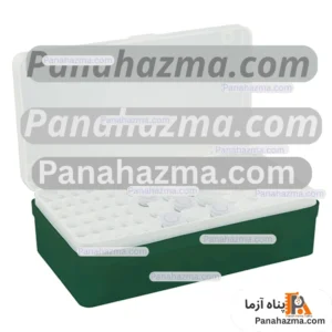 جعبه میکروتیوب ترکیبی ۶۹ خانه درب لولایی قفل دار