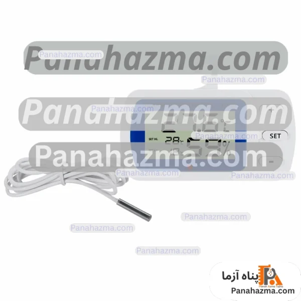 دماسنج و رطوبت سنج آلارم دار با سنسور بیرونی دما مدل C606