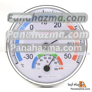 دماسنج و رطوبت سنج عقربه ای بدنه فلزی مدل TH۱۰۱B