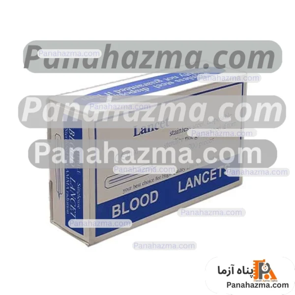 لانست فلزی خونگیری استریل بسته ۲۰۰ عددی