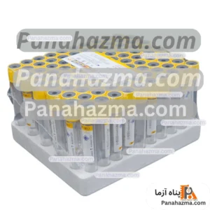 لوله آزمایشگاهی ژل کلات 5ml سی جی مدل وکیوم سایز ۱۰۰*۱۳