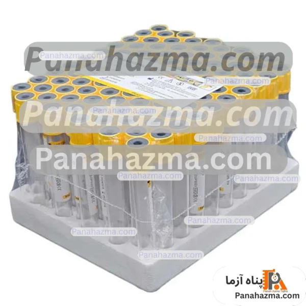 لوله آزمایشگاهی ژل کلات 8ml سی جی مدل وکیوم سایز ۱۰۰*۱۶