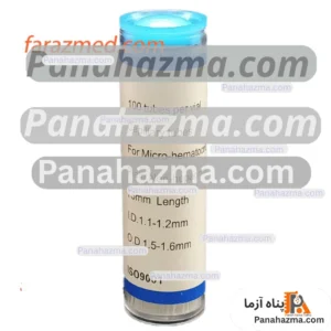 لوله هماتوکریت آبی ویال ۱۰۰عددی