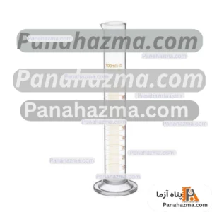 مزور شیشه ای یونی گلس 100cc مدل پایه گرد