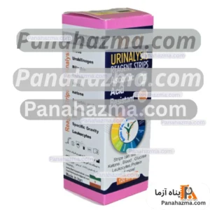 نوار تست ادرار بهین پژوهان مدل ۱۱ پارامتری ۱۲۰ تستی