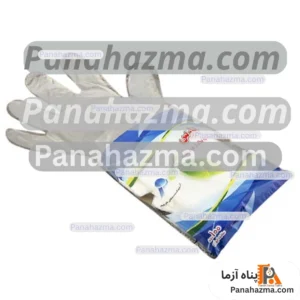 پارس دستکش یکبار مصرف عاج دار ۶۰ گرمی