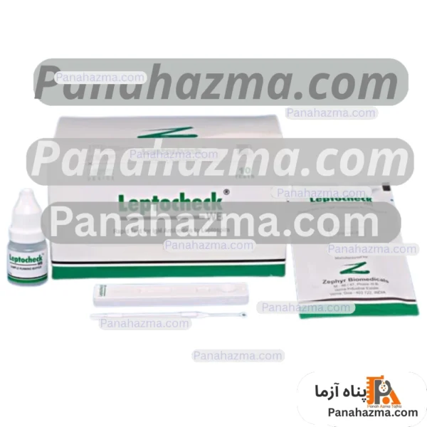 کیت تشخیص سریع لپتوسپیروز ( تب شالیزار ) بسته ۱۰ تستی