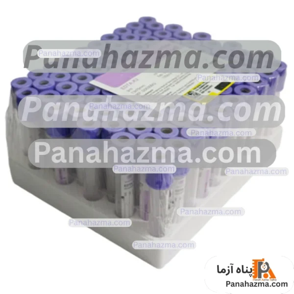 لوله آزمایشگاهی CBC k2 2ml وکیوسل مدل وکیوم سایز ۷۵*۱۳