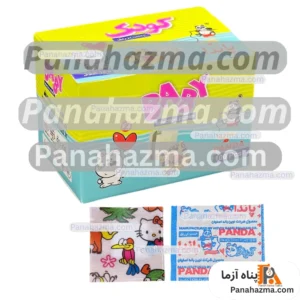 چسب تزریق اطفال پاندا مدل عروسکی  بسته ۱۰۰ عددی